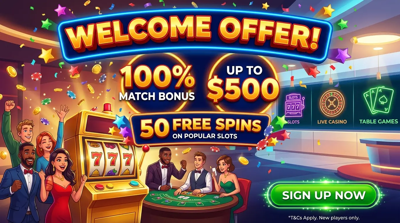Welcome offer Wazamba casino