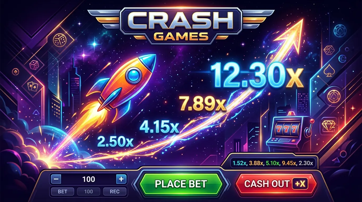 Wazamba casino crash games